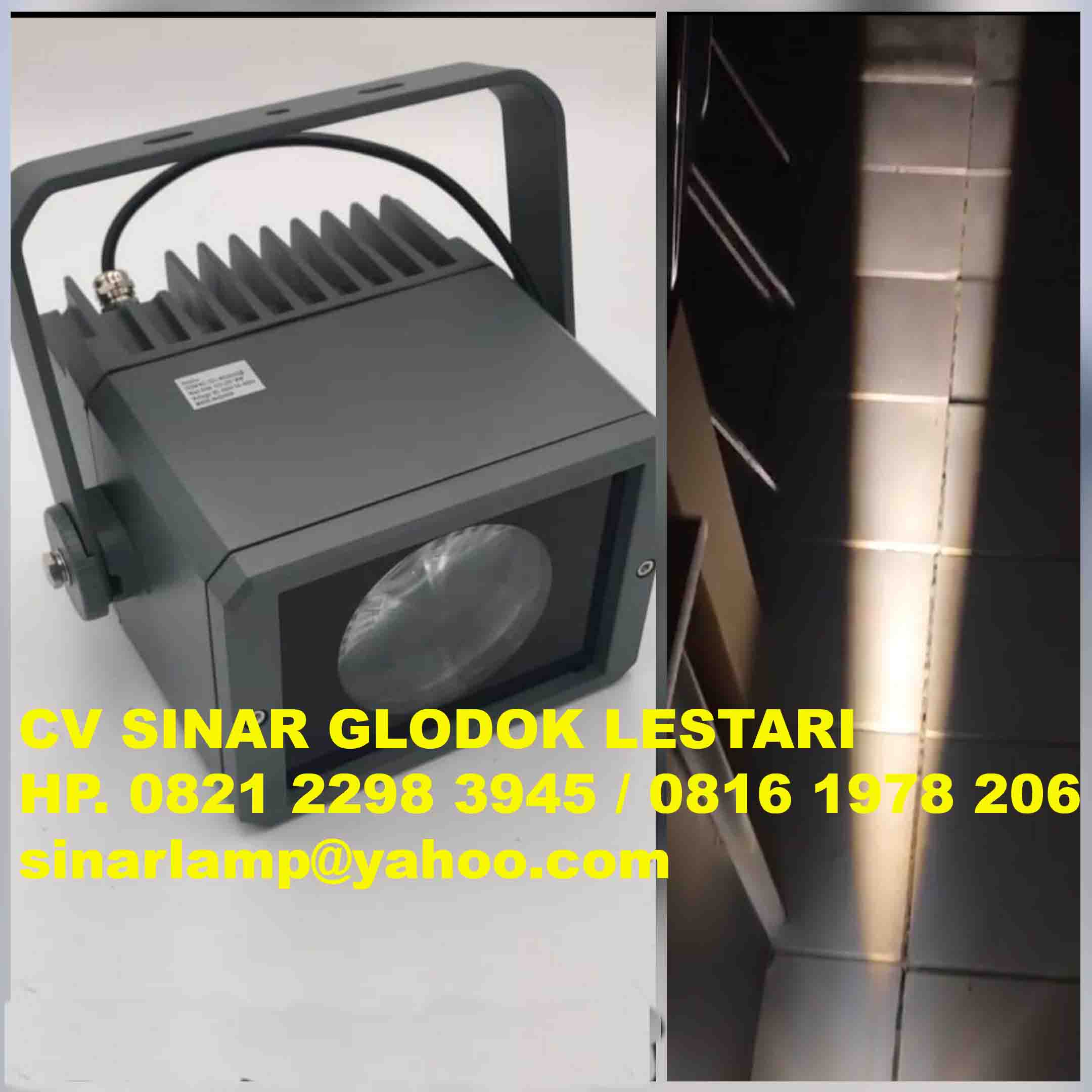 Lampu Sorot Pilar 50 watt Spot Model Kotak